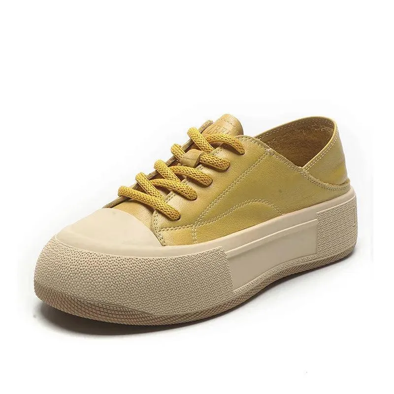 Y175 Women's Casual Shoes - Platform Sneakers With Thick Bottom